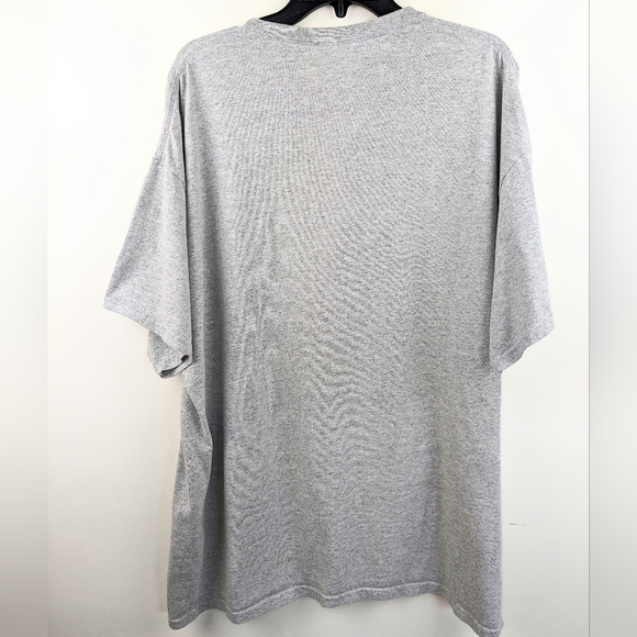 Gildan Crestliner Logo Men's T-shirt Gray 2XL - Picture 9 of 9